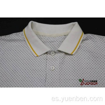 Tejido jacquard 100% algodón con camisa con tapeta normal